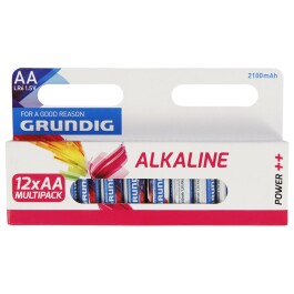 Mignon-Batterie GRUNDIG Alkaline 1,5V Typ AA/LR6 12er-Pack