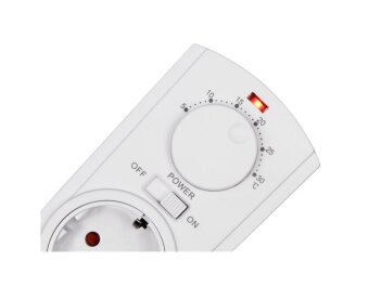 Steckdosen-Thermostat McPower TCU-330 5-30°C max. 3500W 230V