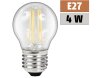 LED Filament Tropfenlampe McShine Filed E27 4W 490lm warmweiß klar