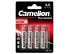 Mignon-Batterie CAMELION Plus Alkaline 1,5 V Typ AA/LR6 4er-Blister