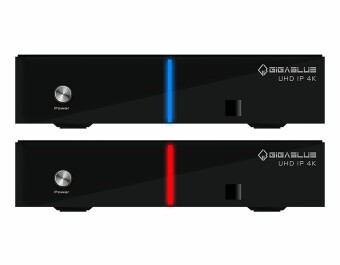 GigaBlue UHD IP 4K + DVB-S2X Twin Tuner schwarz