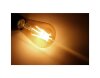 LED Filament Glühlampe McShine Retro E27 4W 420lm warmweiß goldenes Glas
