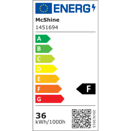 LED Feuchtraumleuchte McShine FL-22 IP65 3600lm 36W 4000K 120cm neutralweiß