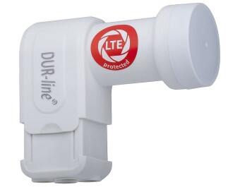 DUR-line +Ultra Quattro LNB für Multischalter-Betrieb white/weiß (B-Ware)