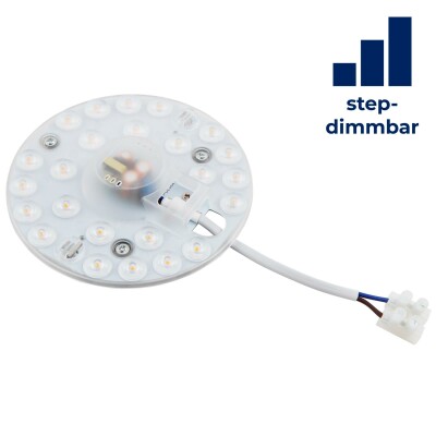 LED-Modul McShine Umrüstsatz mit Magnethalterung Ø12,5cm 12W 1050lm 4000K