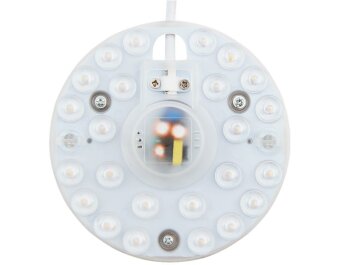 LED-Modul McShine Umrüstsatz mit Magnethalterung Ø12,5cm 12W 1050lm 3000K