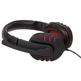 Stereo Headset High Quality USB schwarz/rot