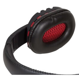 Stereo Headset High Quality USB schwarz/rot