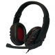 Stereo Headset High Quality USB schwarz/rot