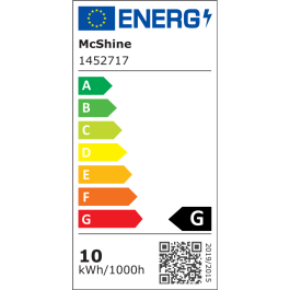 LED-Wandleuchte McShine WL-25 10W 600lm warmweiß 3000K IP44