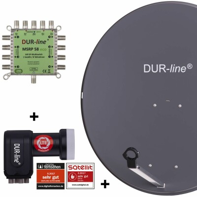 DUR-line MDA 90 A 1S/8T Eco 8 TN Multischalter Set