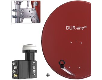 DUR-line MDA 90 R + UK 104 LNB Einkabel Set