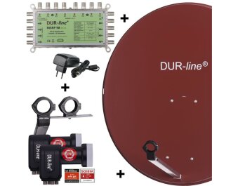 DUR-line MDA 90 R 2S/8T Eco 8 TN Multischalter Set