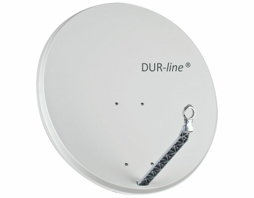 DUR-line Select 85/90cm Satellitenschüssel Alu hellgrau (B-Ware)