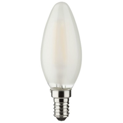 LED Filament Kerzenlampe E14 4W 470lm 2700K warmweiß matt 3er Set