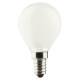 LED Filament Tropfenlampe E14 4W 470lm 2700K warmweiß matt 3er Set