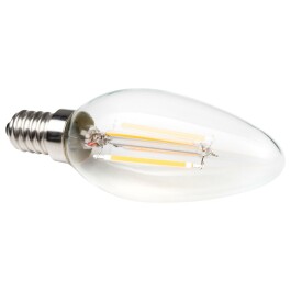 LED-Filament Kerzenlampe E14 4,5W 470lm 2700K warmweiß