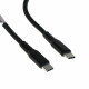 OTB Datenkabel - USB-C 3.0 Stecker auf USB-C 3.0 Stecker - USB-PD 100W - 1,2m - schwarz