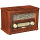 Nostalgie Radio MADISON MAD-RETRORADIO Bluetooth FM-Radio Akku