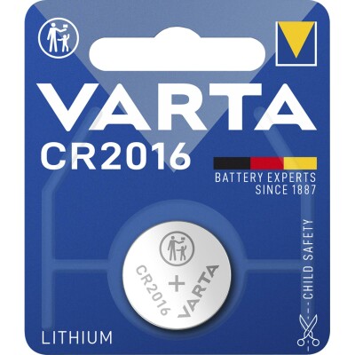 Lithium-Knopfzelle VARTA Electronics CR 2016 90mAh 3V 1er-Blister