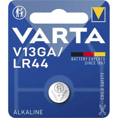 Knopfzelle VARTA Electronics AG13 V13GA 1,5V Alkaline 1er-Blister