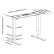 Tischgestell imstande business-w max. 125kg Breite 100-170cm Höhe 62-128cm