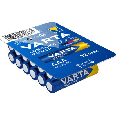 Micro-Batterie VARTA Longlife Power 1,5V Typ AAA/LR03 12er-Pack