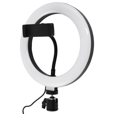 LED Ringleuchte für Smartphone  Ø20 cm 3 Lichtfarben,