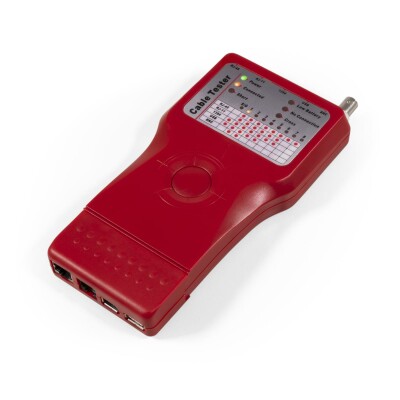 Kabeltester McPower KT-53 5in1 mit Remote Einheit RJ11 RJ45 usw.