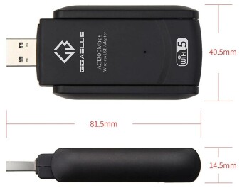 GigaBlue WLAN Stick 1200 MBit/s Ultra 2.4 & 5 GHz Dual Band