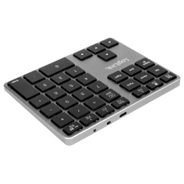 Keypad Bluetooth PRO 35 Tasten Aluminium grau