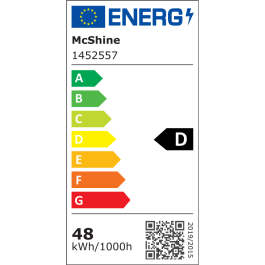 LED Feuchtraumleuchte McShine FL-215 IP65 7.200lm 4000K 48W 150cm neutralweiß