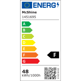 LED Feuchtraumleuchte McShine FL-23 IP65 4800lm 4000K 48W 150cm neutralweiß