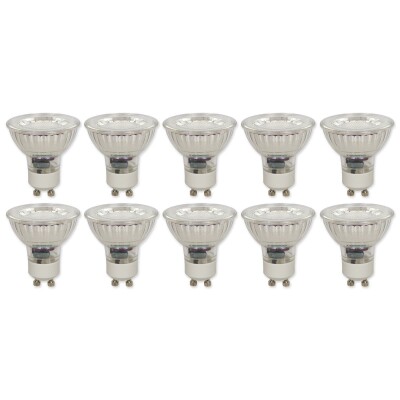 LED-Strahler McShine MCOB GU10 7W 550 lm warmweiß 10er-Pack