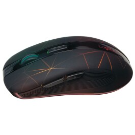 Maus Wireless 2,4G Mouse Optisch schwarz LED Beleuchtung ,1600dpi