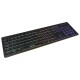 Tastatur Rainbow LogiLink beleuchtet schwarz USB