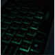 Tastatur Rainbow LogiLink beleuchtet schwarz USB