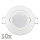 Einbauleuchten-Set McShine 10xRahmen 10xLED-Modul 5W 440lm 230V weiß