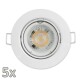 Einbauleuchten-Set McShine 5xRahmen 5xLED-Modul 5W 400lm 230V weiß