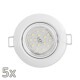 Einbauleuchten-Set McShine 5xRahmen 5xLED-Strahler GU10 5W 500lm weiß