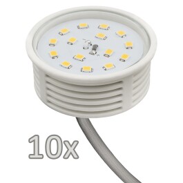 Einbauleuchten-Set McShine 10xRahmen 10xLED-Modul 5W 440lm 230V weiß