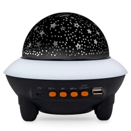 Lautsprecher mit Projektor UFO Bluetooth Fernbedienung...