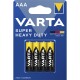 Micro-Batterie VARTA Super Heavy Duty Zink-Kohle Typ AAA R03 1,5V 4er-Pack