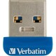 Nano USB-Stick Store n Stay Verbatim 64GB Speicher Typ-A extraflach blau