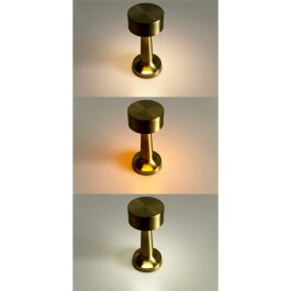 LED-Tischleuchte ROLF KERN „Lounge-1“ gold Akku dimmbar