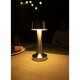 LED-Tischleuchte ROLF KERN „Lounge-1“ gold Akku dimmbar