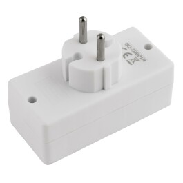 Steckdosenadapter McPower 4x Euro weiß