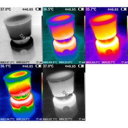 IR- Wärmebildkamera PeakTech P5610 220x160px -20°C - 400°C mit Software