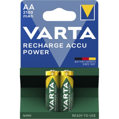 Mignon-Akku VARTA Typ AA NiMH-Akku HR06 1,2V/2100 mAh Pre-charged 2er Pack