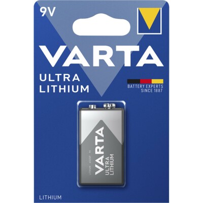 E-Block Batterie VARTA Ultra Lithium 6FR61 9V Ultra Lithium